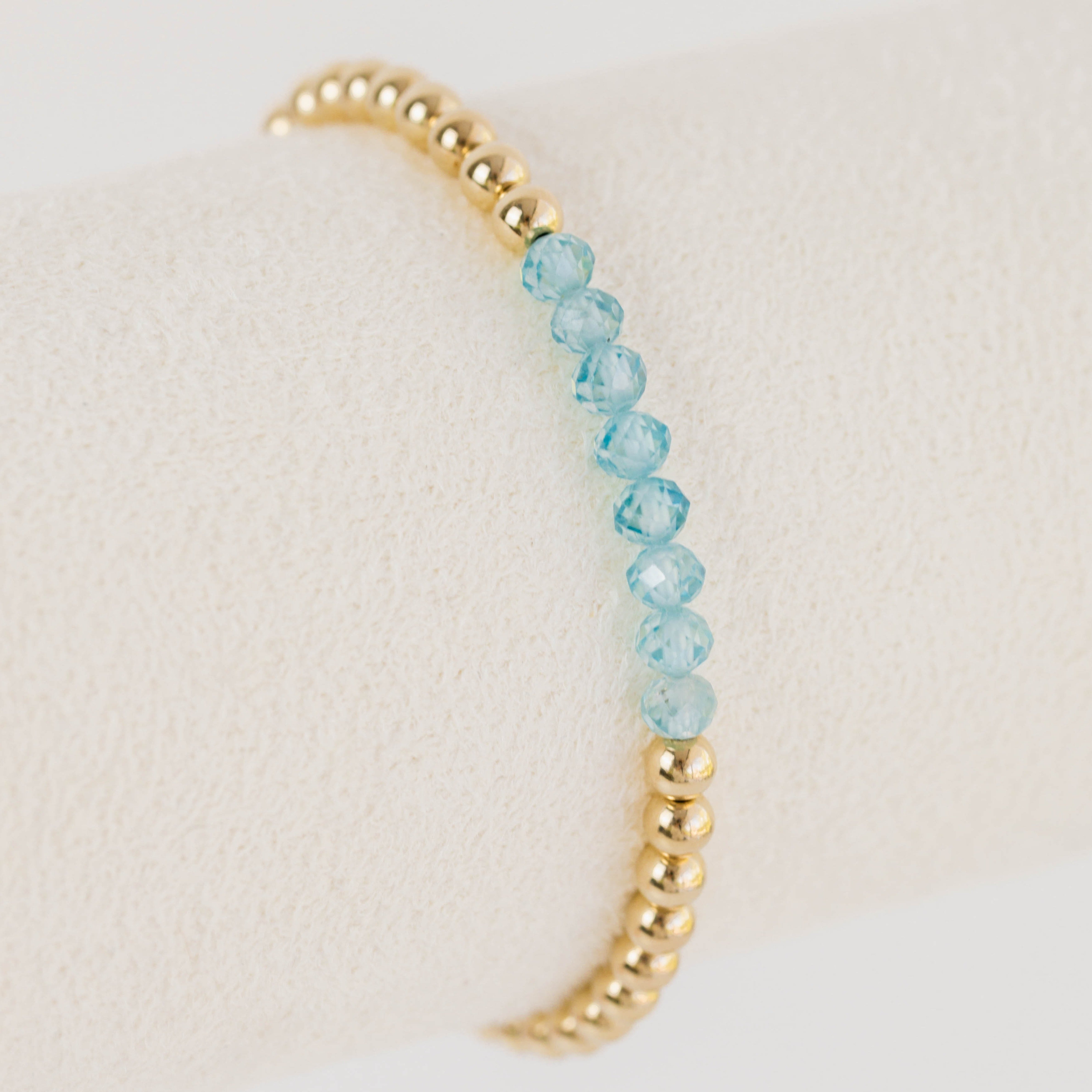 Blue Zircon Abundant Joy Bracelet