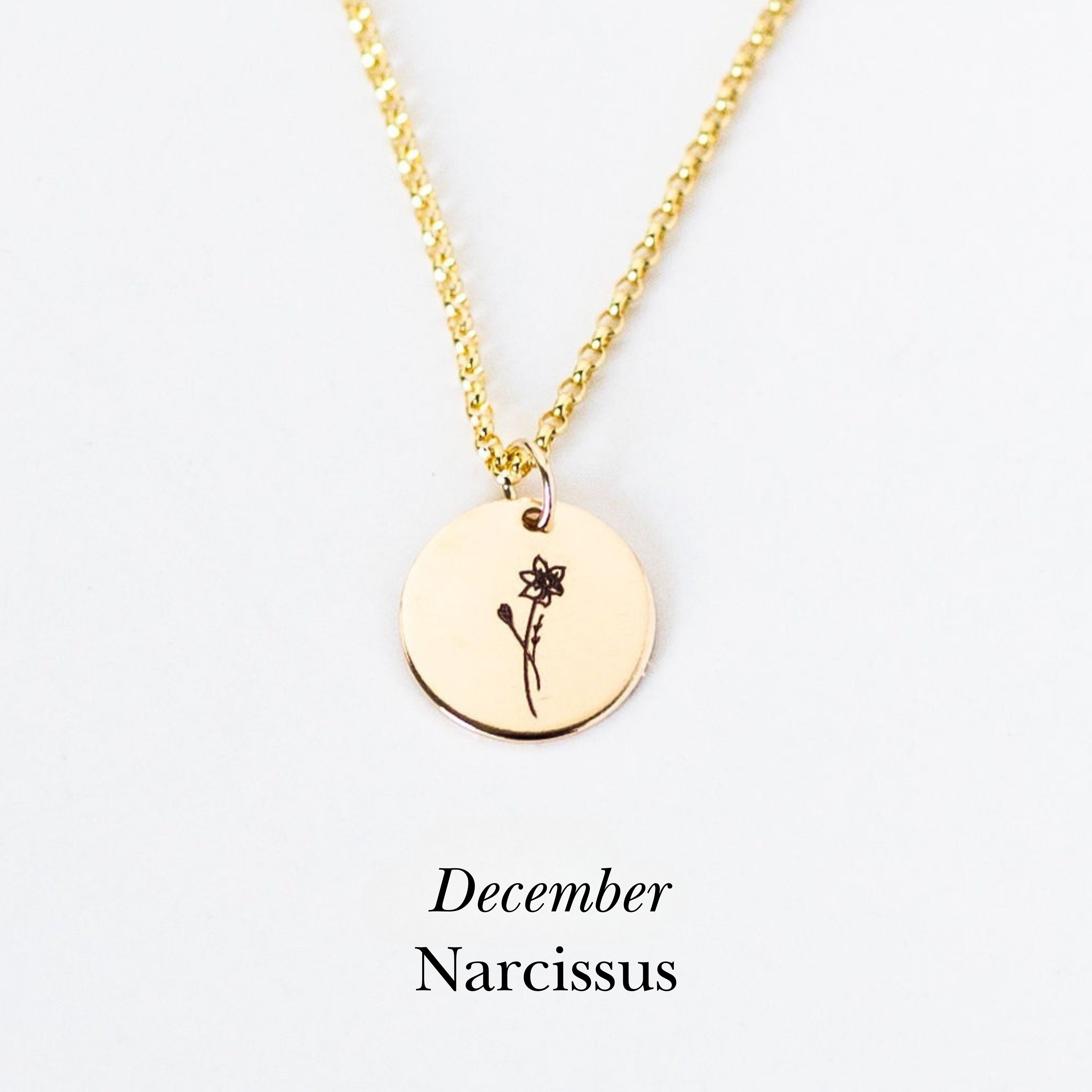 Birth Flower Necklace