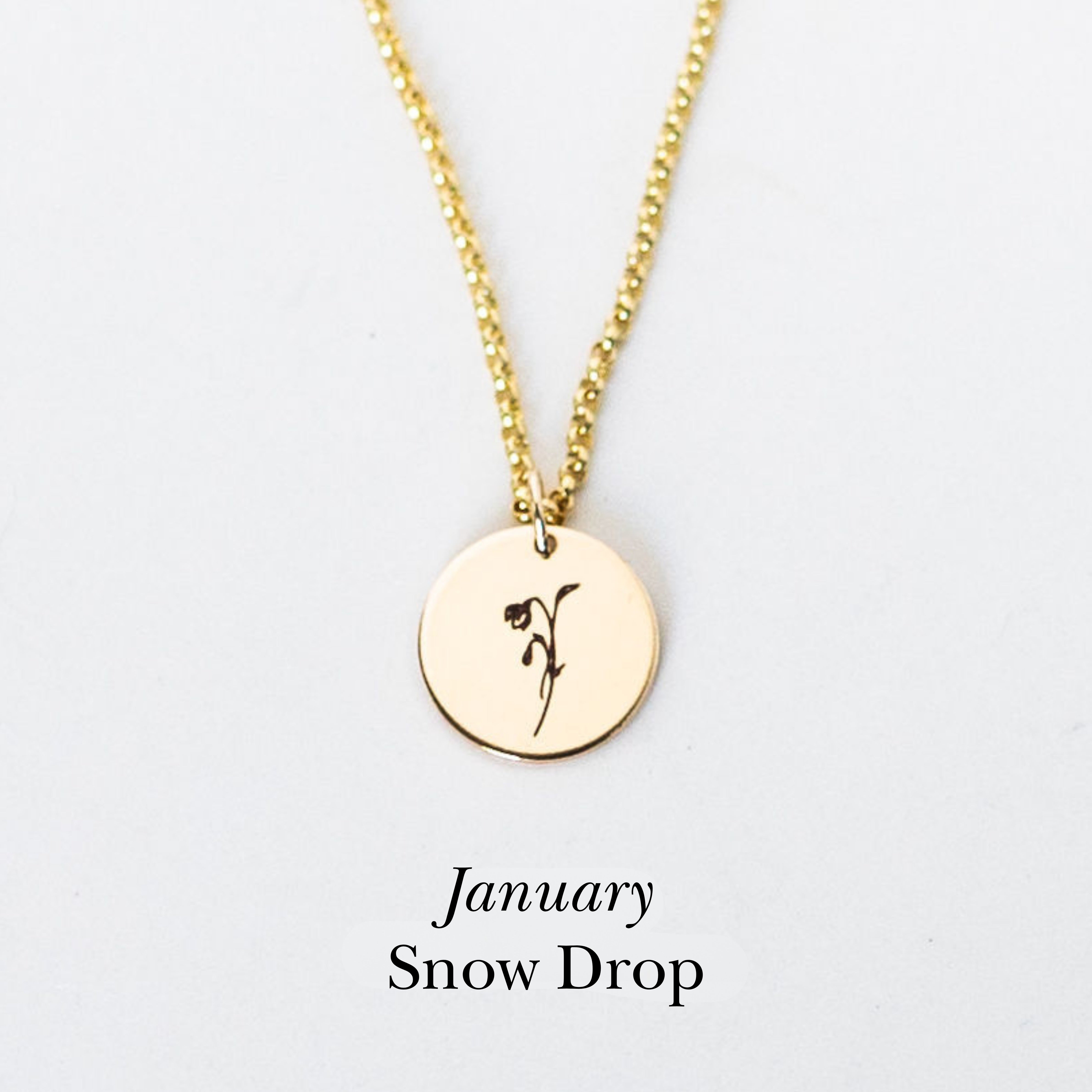 Birth Flower Necklace