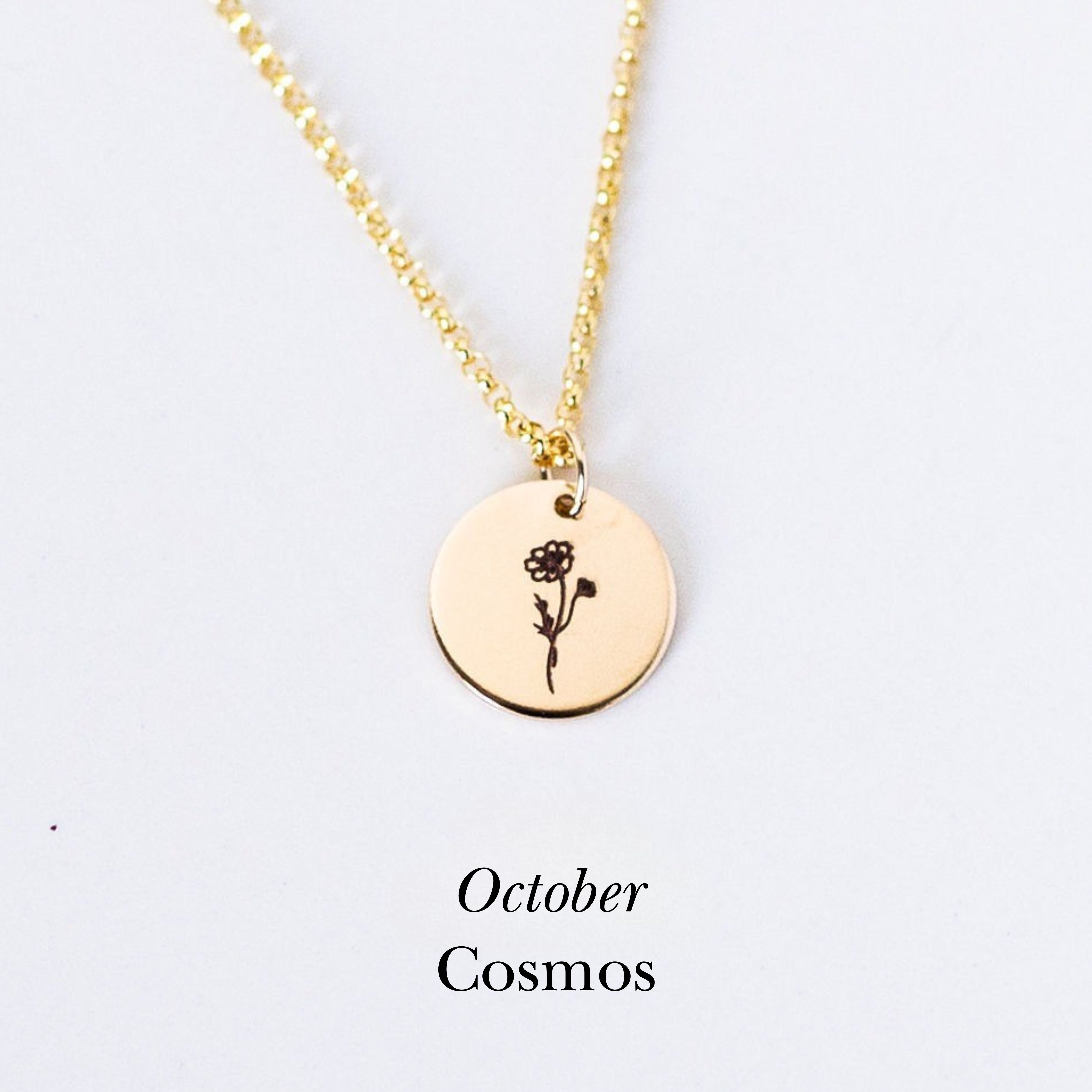 Birth Flower Necklace