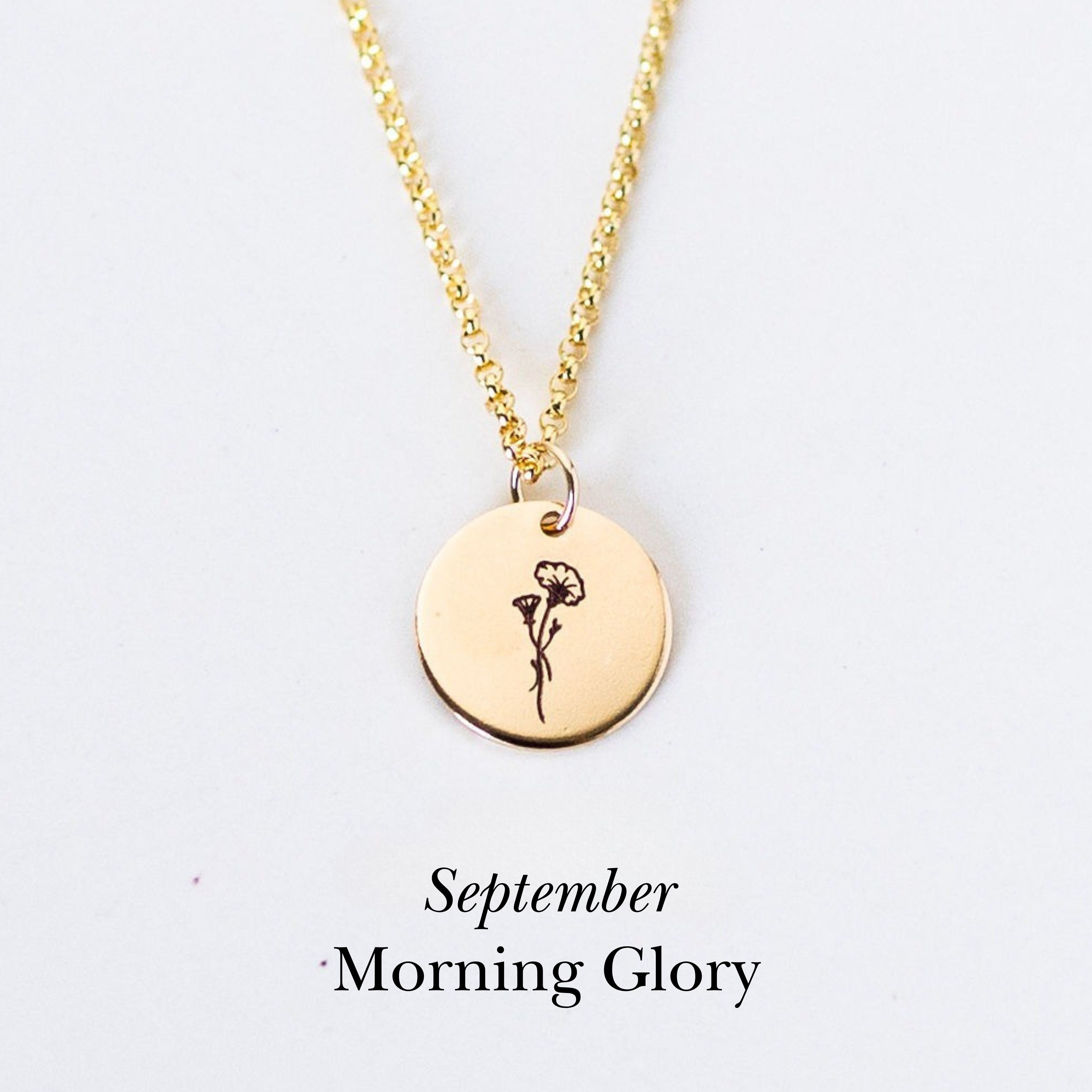 Birth Flower Necklace