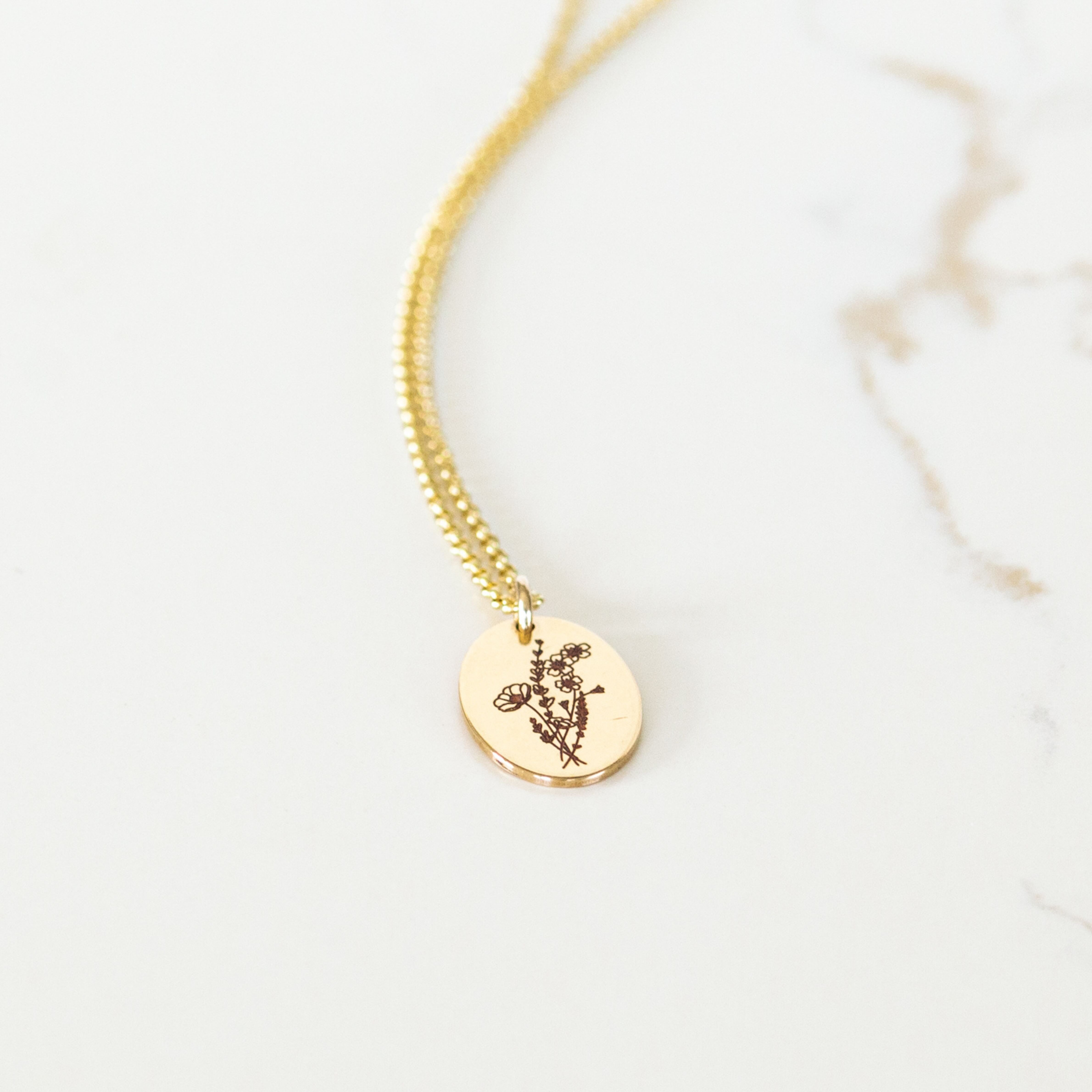 Flower Bouquet Necklace