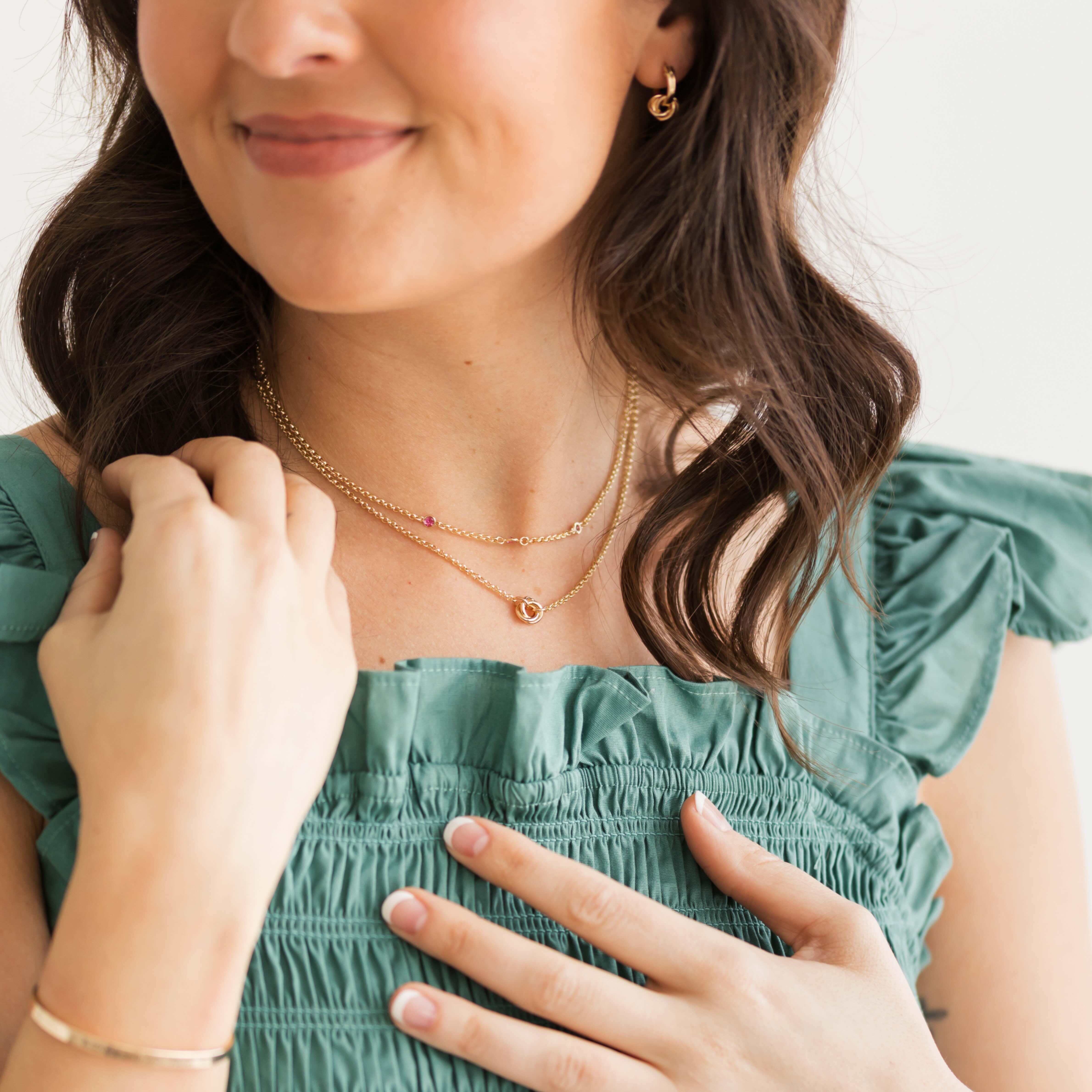 Little Love Knot Hoops