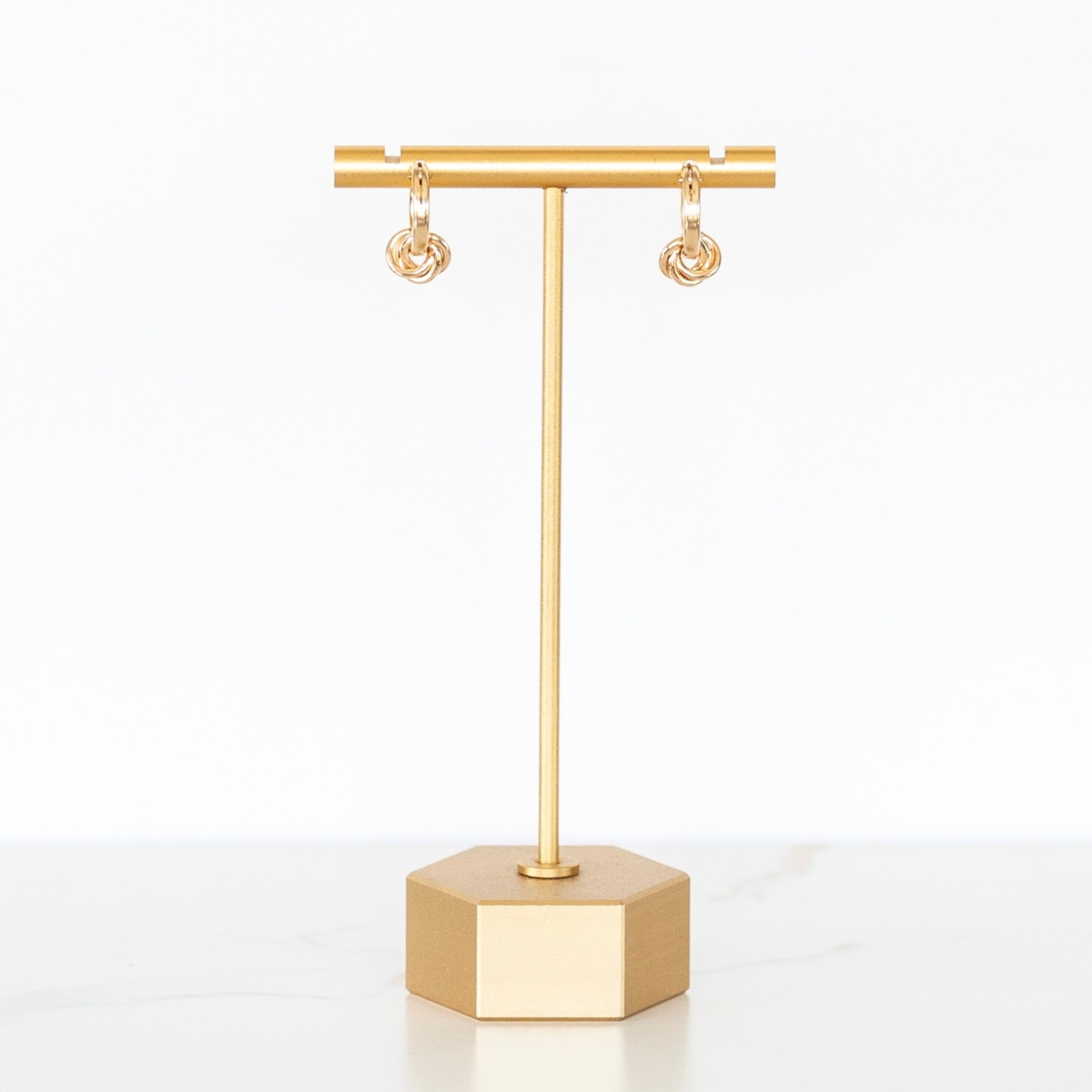 Little Love Knot Hoops