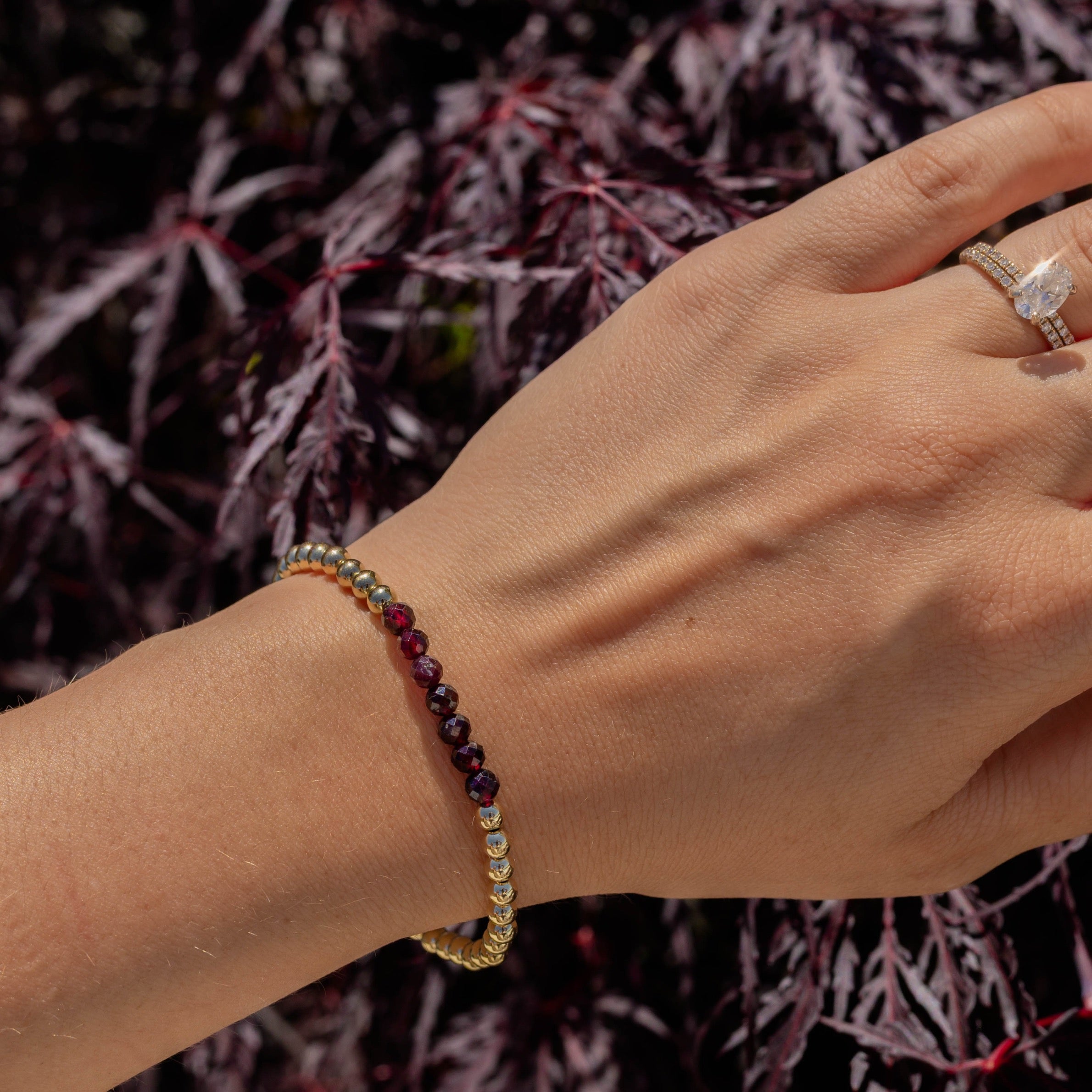 Garnet Abundant Joy Bracelet