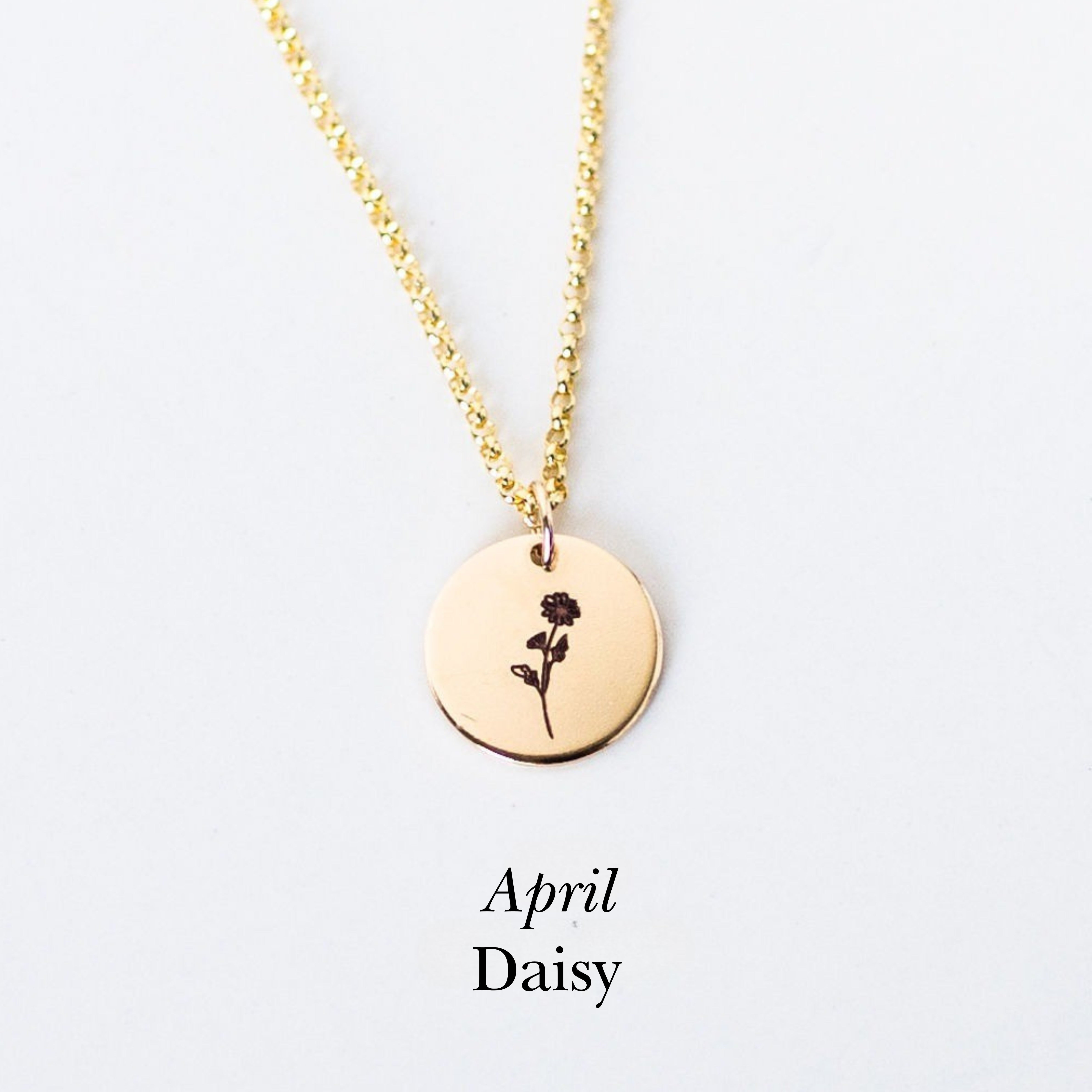 Birth Flower Necklace