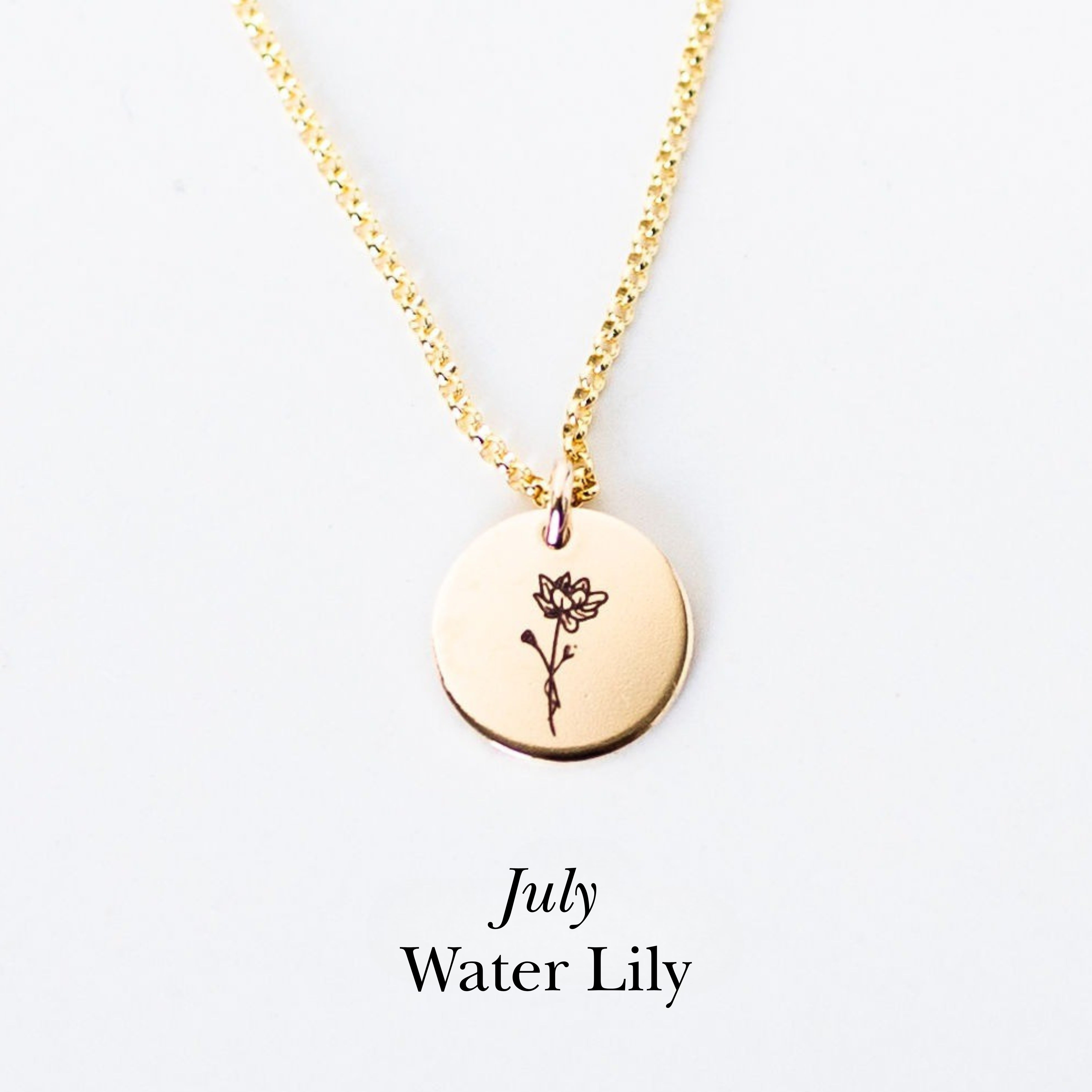 Birth Flower Necklace