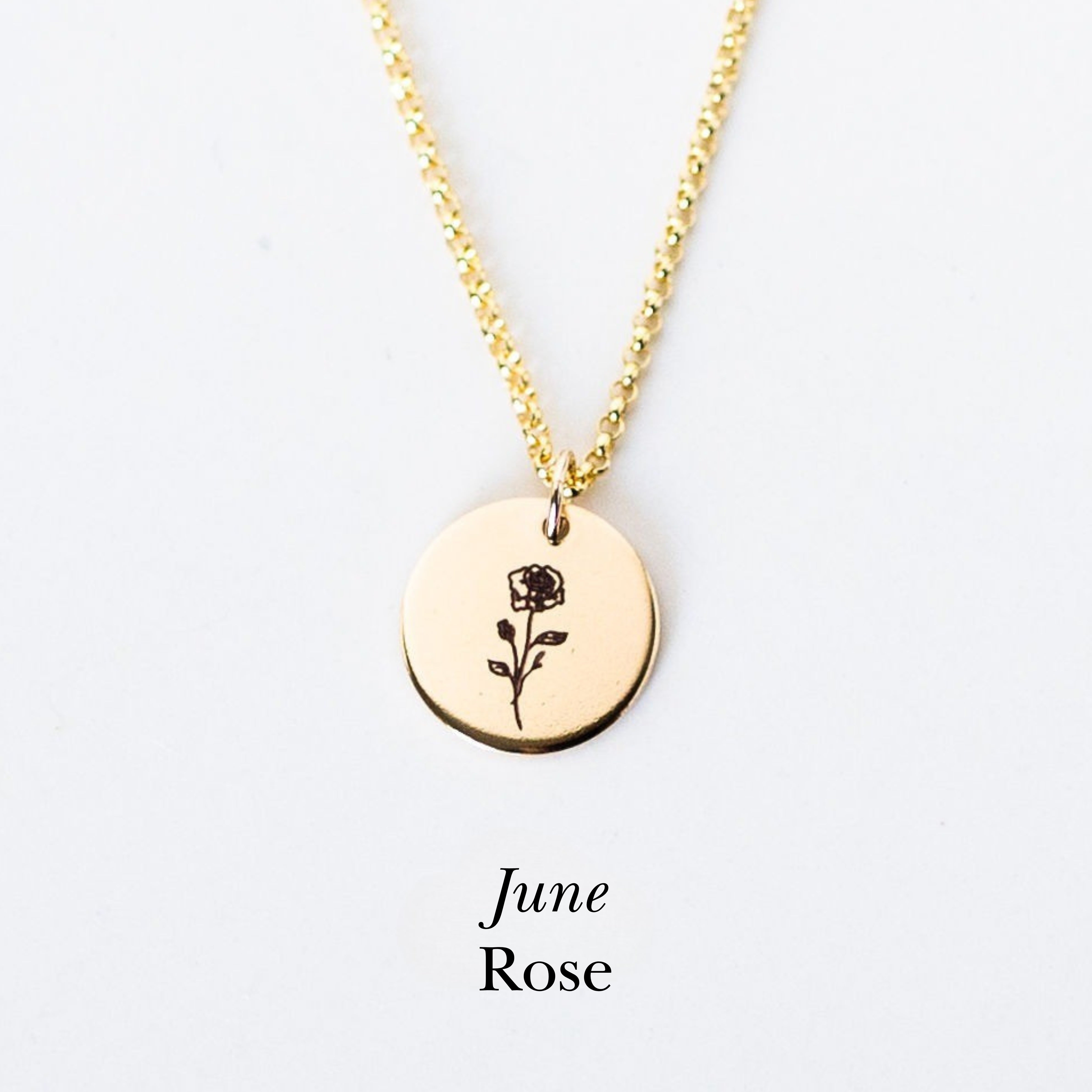 Birth Flower Necklace