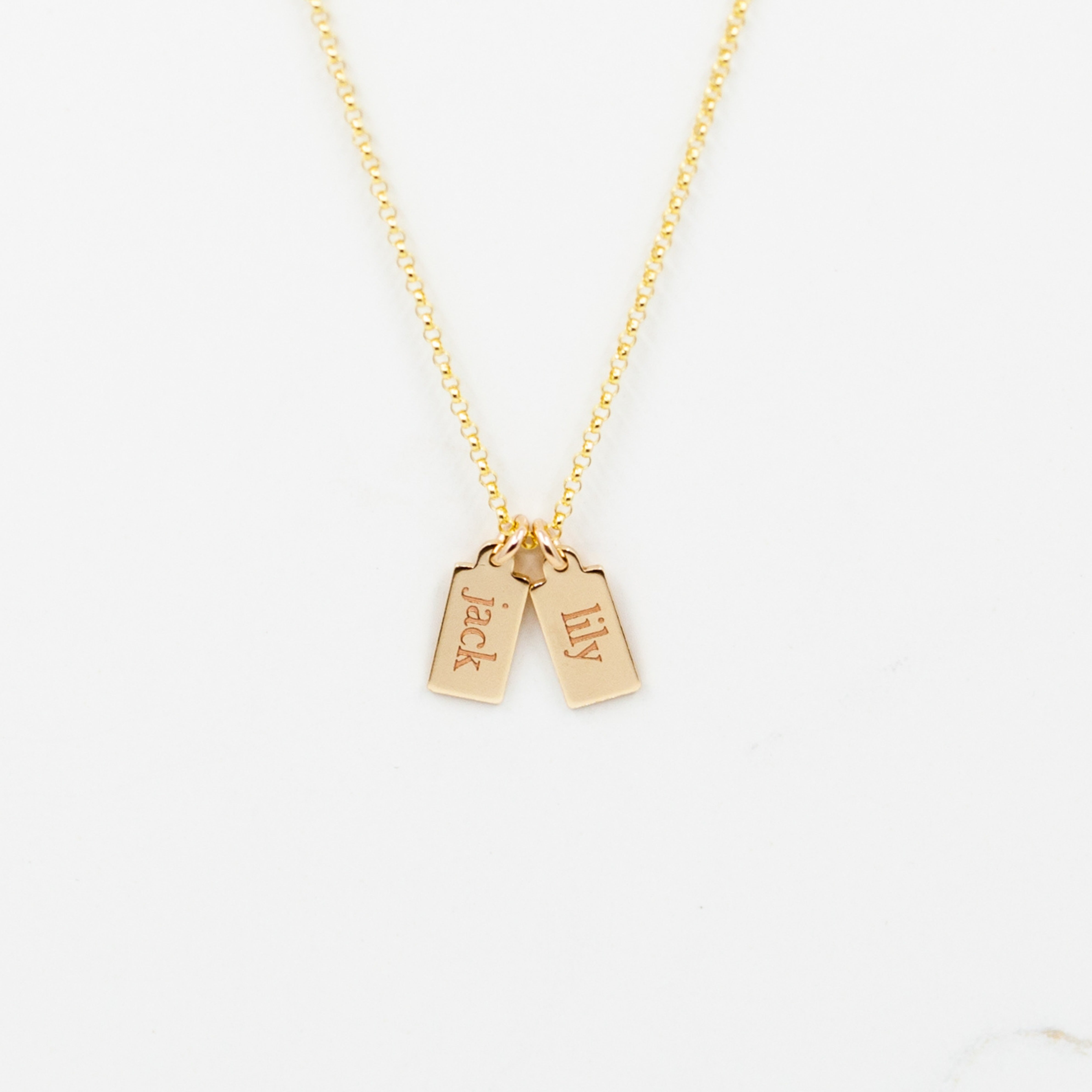 Name Tag Necklace