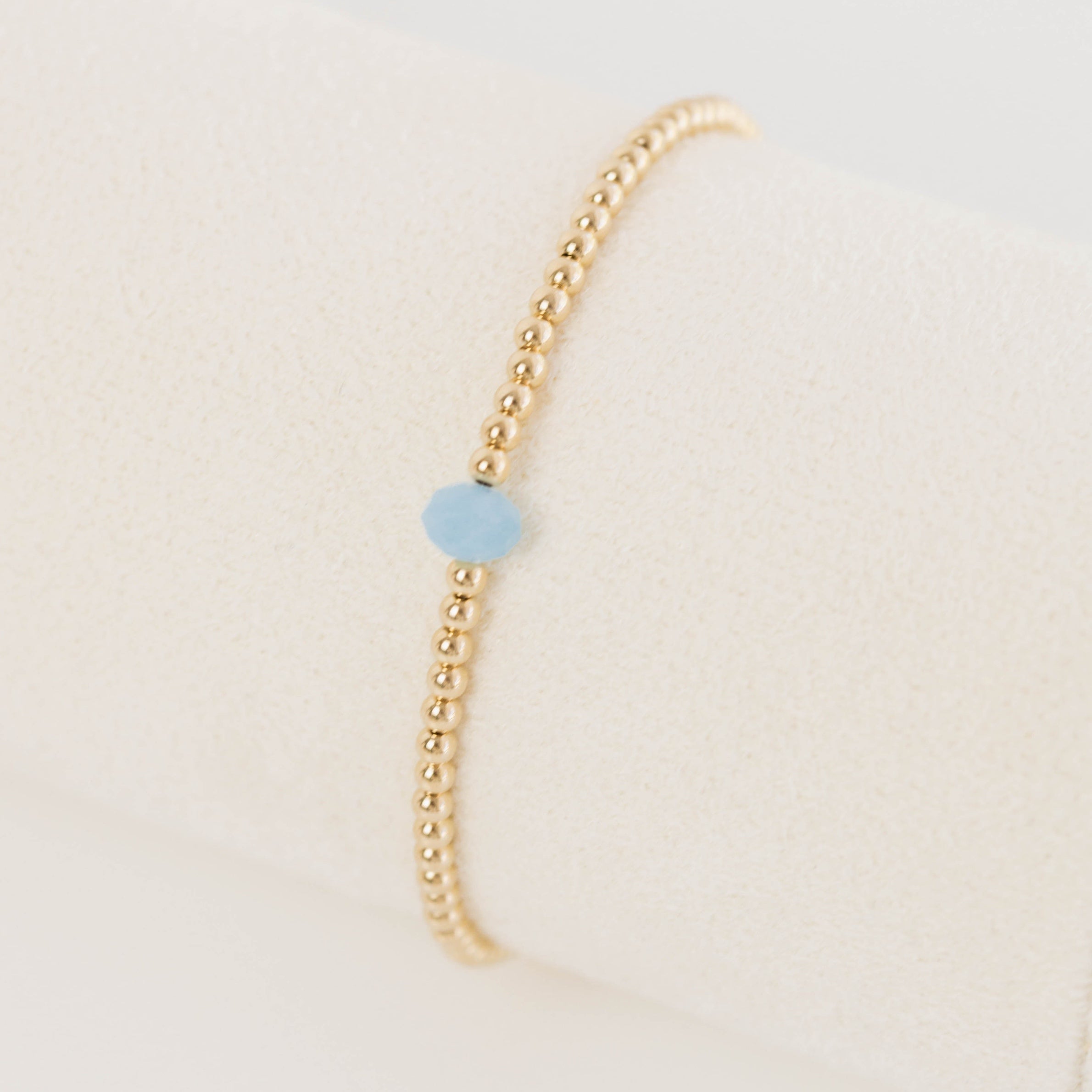 Aquamarine Simple Joy Bracelet
