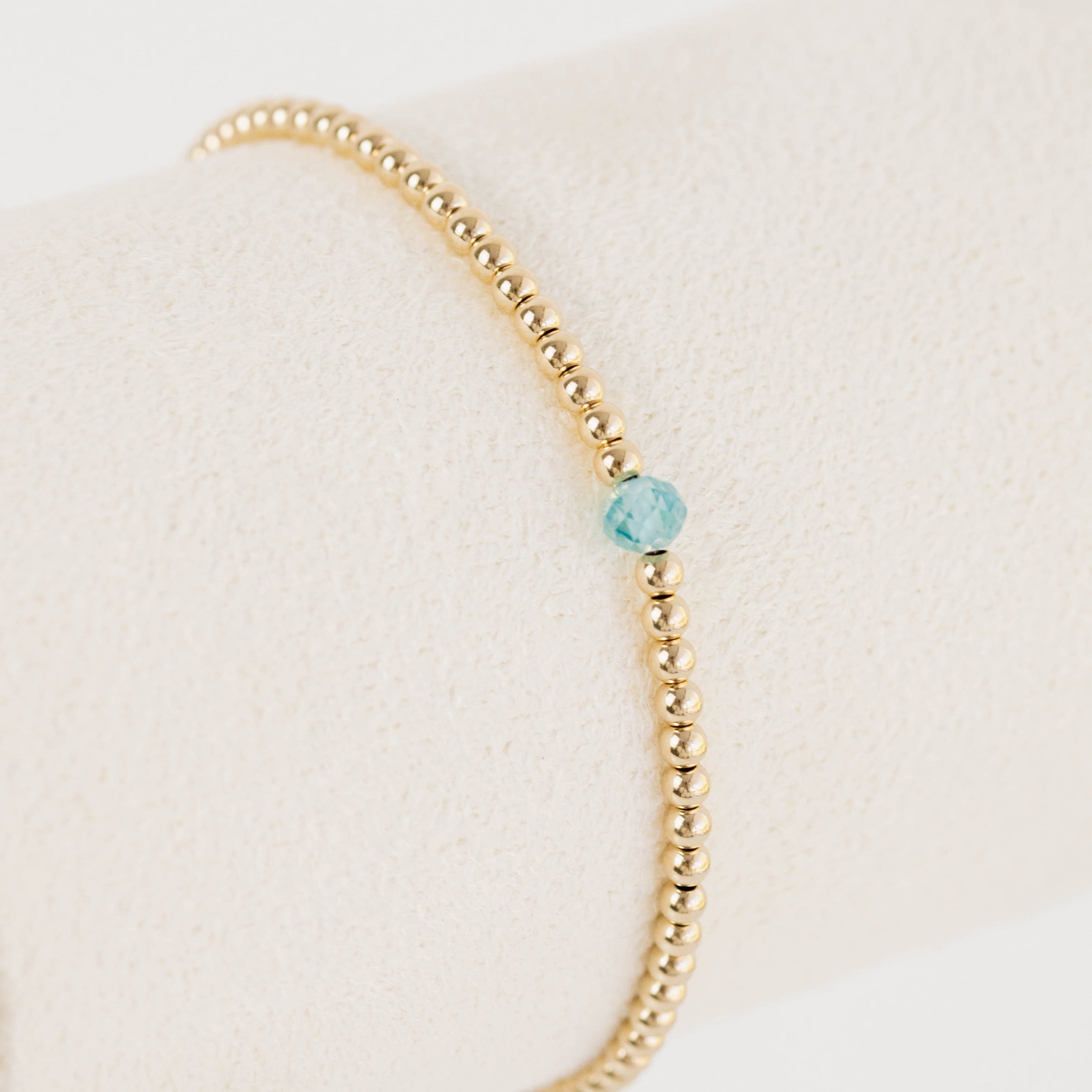 Blue Zircon Simple Joy Bracelet