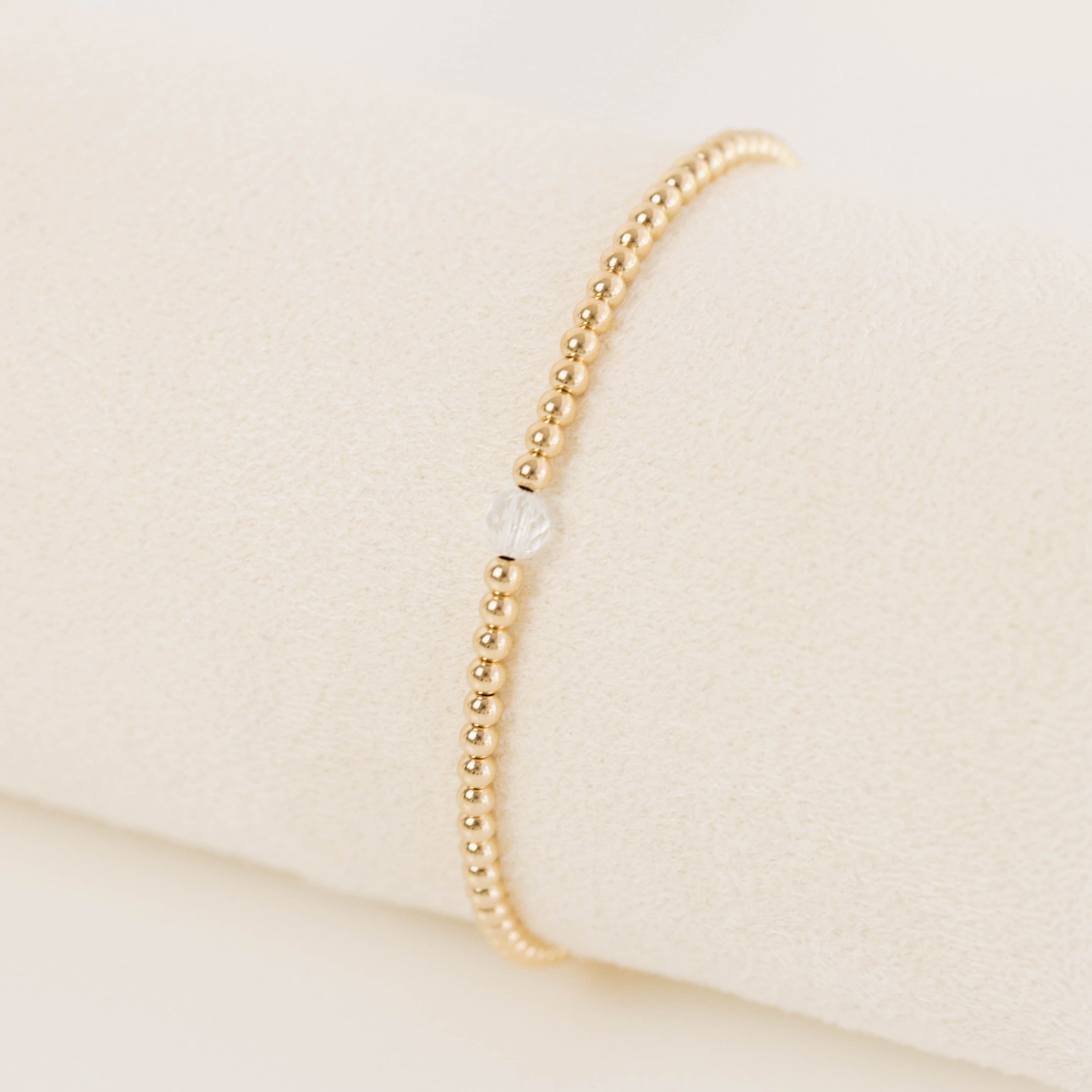 Crystal Quartz Simple Joy Bracelet