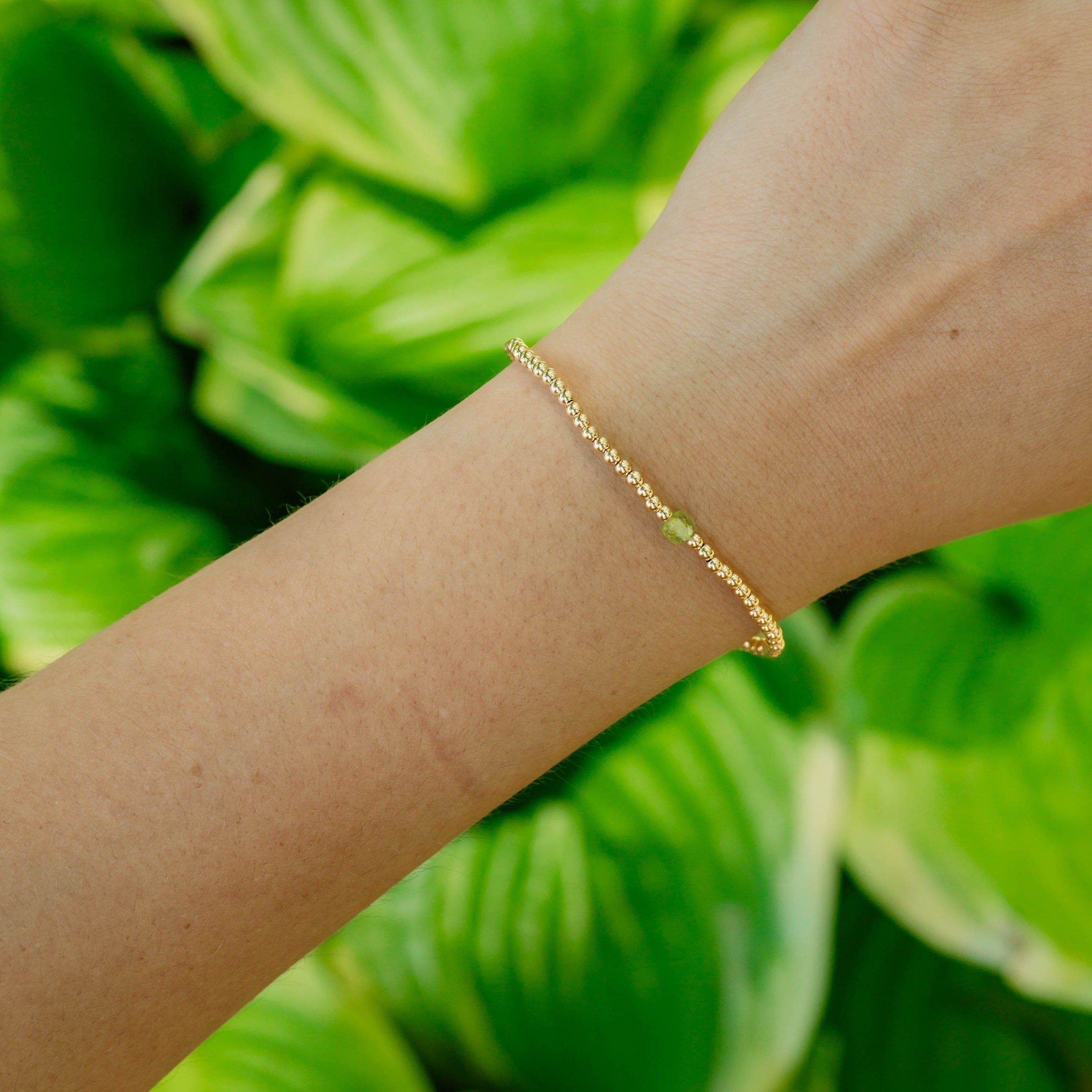 Peridot Simple Joy Bracelet
