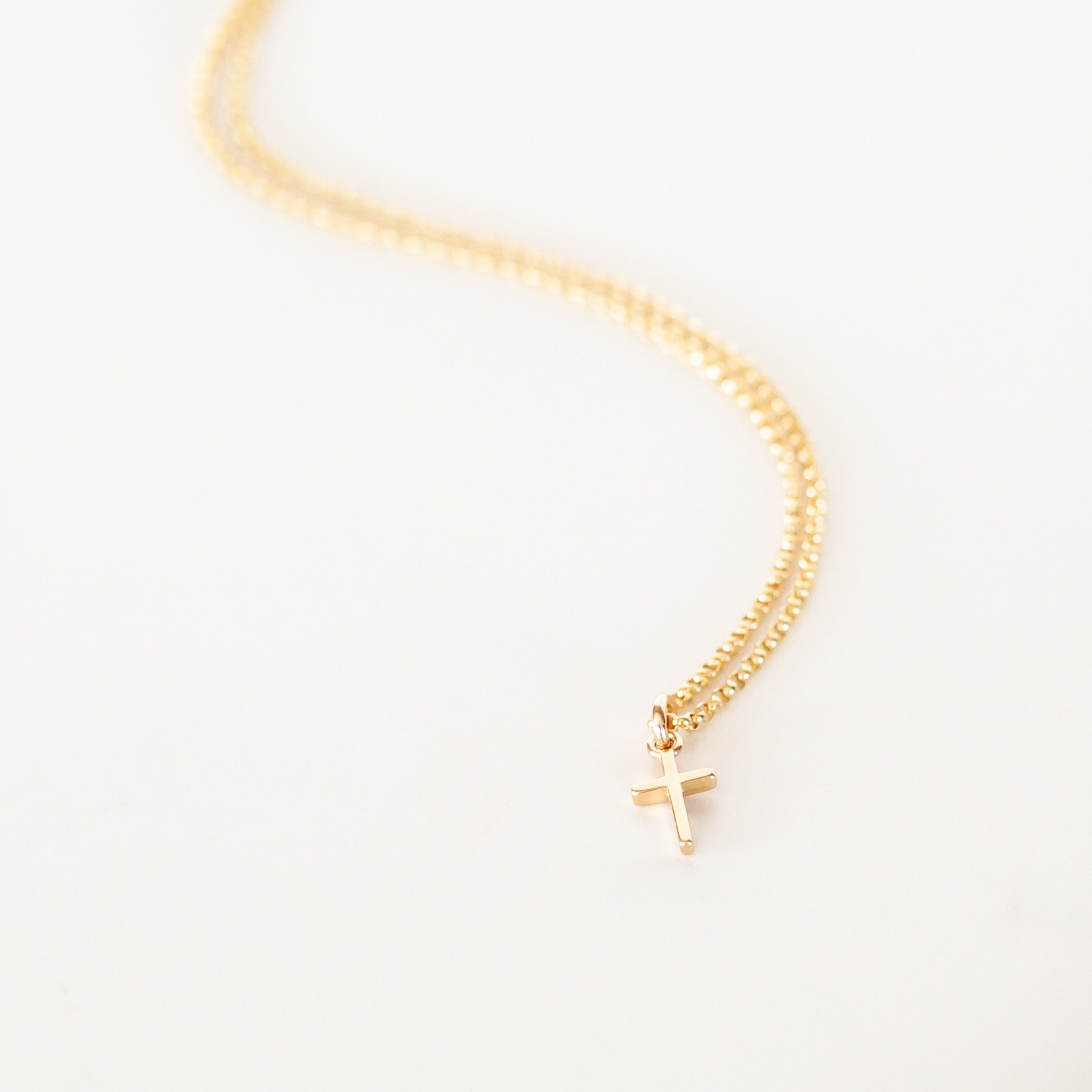 Tiny Cross Necklace